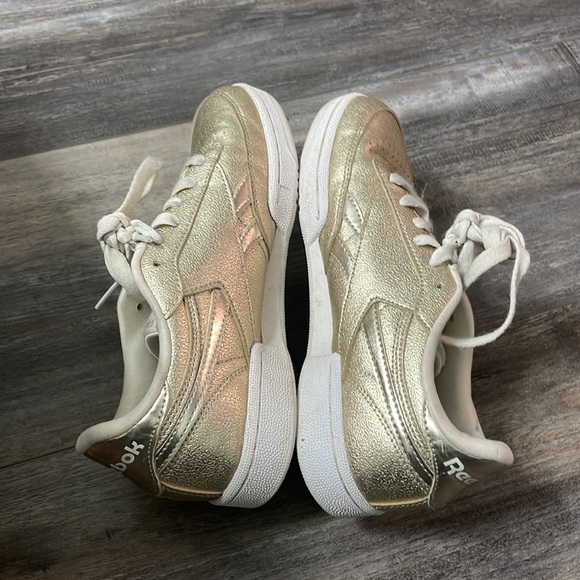 Reebok Metallic Gold Classic Sneakers - Picture 4 of 9